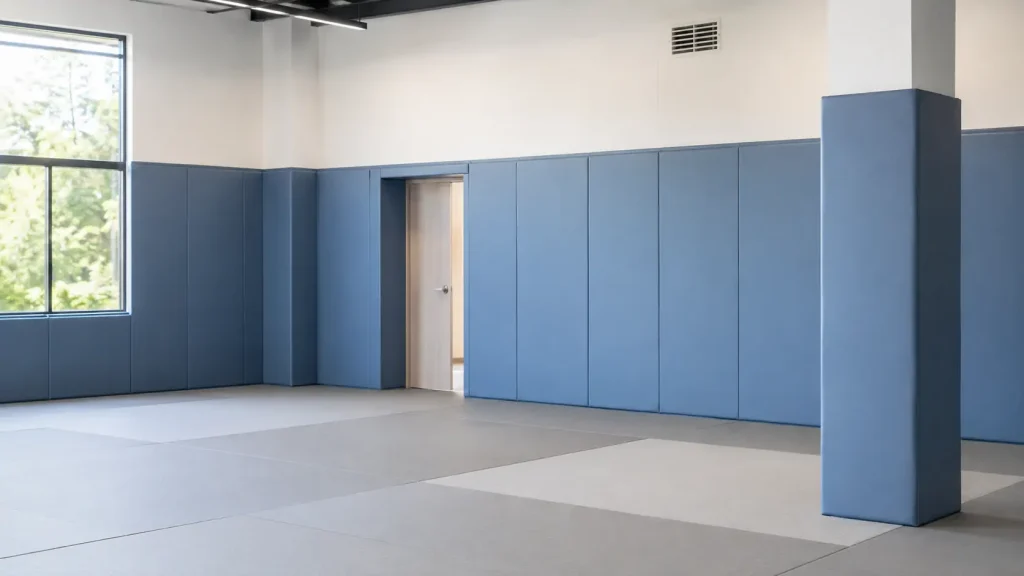 Custom Wall Padding and Floor Mats as One Safety System